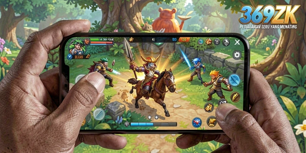 Tampilan gameplay 369ZK yang mendebarkan dalam petualangan seru.