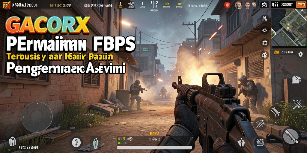Tampilan gameplay GACORX yang mendebarkan dan menghadirkan aksi FPS.