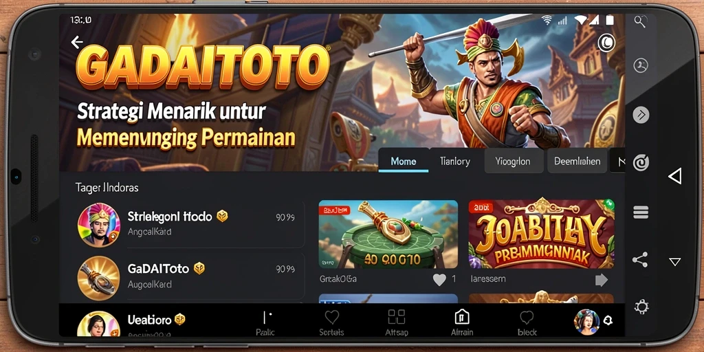 Tampilan gameplay GADAITOTO yang mendebarkan dan strategis.
