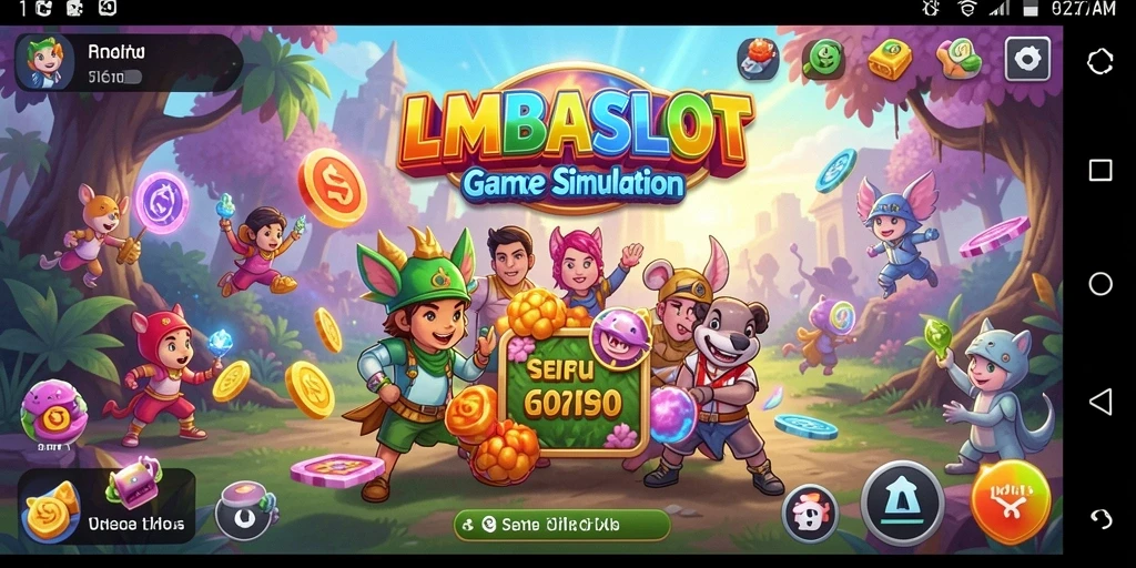 Tampilan gameplay seru dalam LMBASLOT dengan berbagai tantangan menarik.