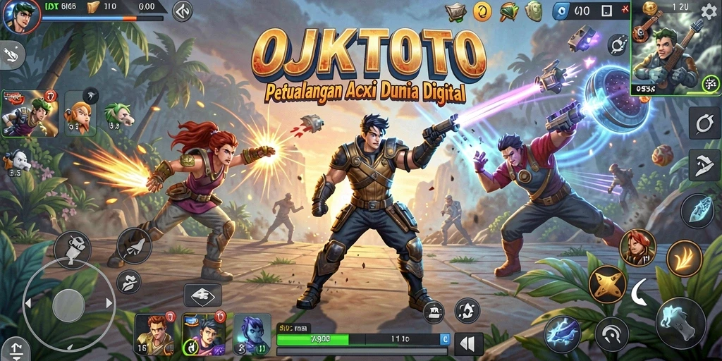 Tangkapan layar menampilkan aksi mendebarkan di OJKTOTO.