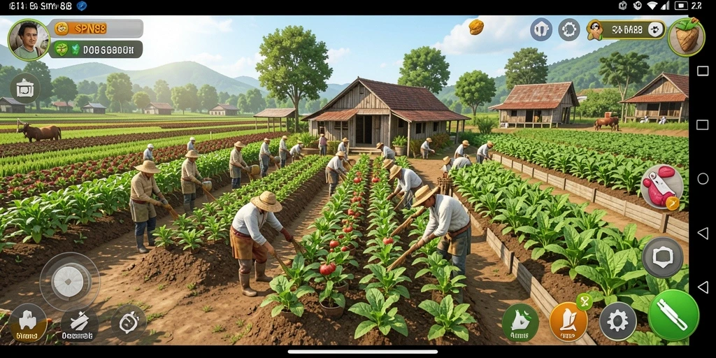Tampilan gameplay SPN88 dengan grafis yang cerah dan animasi menarik.