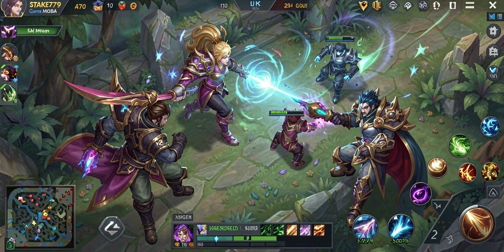 Tampilan gameplay seru dalam STAKE779 dengan pertarungan strategis.