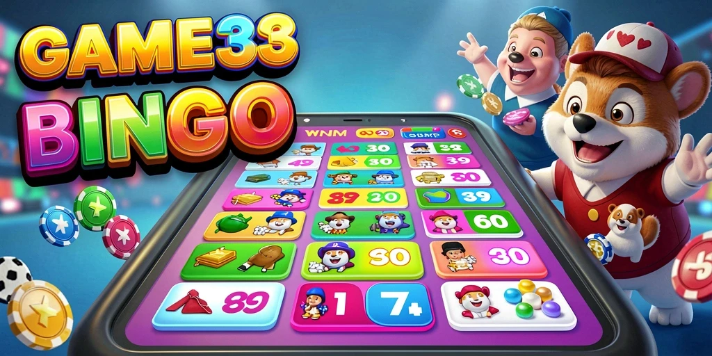 Tampilan gameplay Bingo yang seru di WIN33.