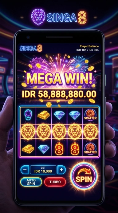 Screenshot aplikasi singa8 yang menunjukkan berbagai kategori aplikasi yang tersedia.